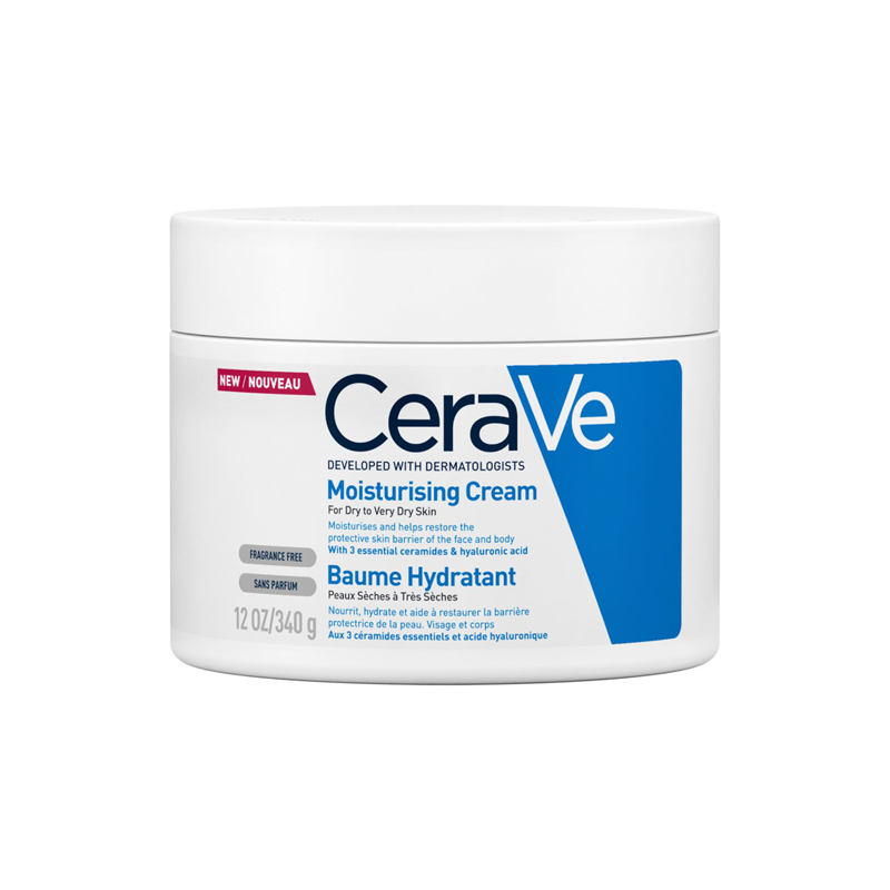 Cerave Moisturising Cream For Dry TO Very Dry -340gm